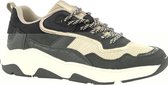 oxmox Zwarte chunky sneaker goud - Maat 37