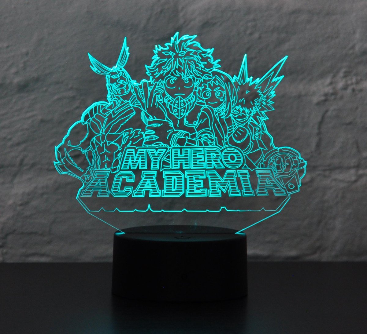 DawnLights - My hero Academia Logo Design - MHA - My Hero Academia - 3D  Lamp - Led... | bol