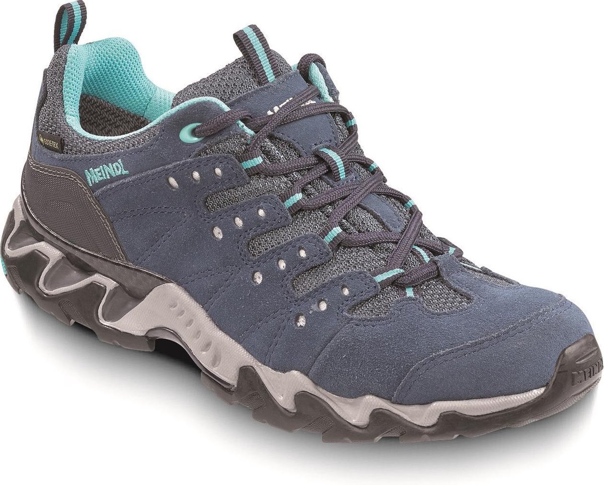 Meindl Portland Lady Gore-Tex Wandelschoen Dames waterdichte lage wandelschoenen Marine Türkis Blauw
