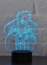 DawnLights - Team 7 Design - Naruto - 3D Lamp - Led Licht - Anime
