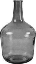Countryfield Vaas - transparant grijs - glas - XL fles - D25 x H42 cm