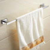 Luxe handdoekrek voor in een Luxe badkamer | Handdoekhouder | Handdoekenrek | Inclusief montageset | Zilver