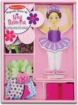 Houten aankleedpop Nina ballerina 27-delig