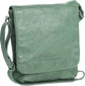 The Chesterfield Brand Leren Schoudertas Groen Calais
