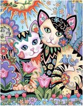 Diamond Painting "JobaStores®" Kunstige Katten 45x60cm