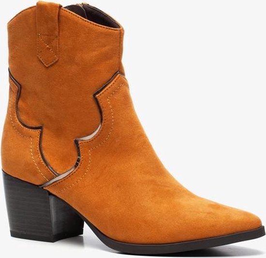 Sprox dames cowboy western enkellaarsjes - Geel - Maat 40 | bol.com