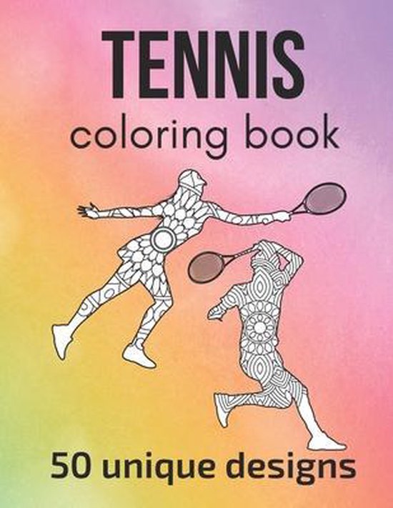 Tennis Coloring Book - cover