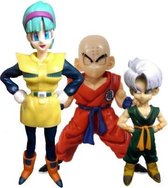 DragonBall-Z speelfigurenset 3 stuks (+/-10cm), merk : Marukatsu