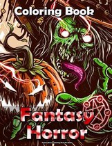 Fantasy Horror Coloring Book For Adults