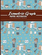 Isometric Graph Paper Notebook: 1 Inch Equilateral Triangle