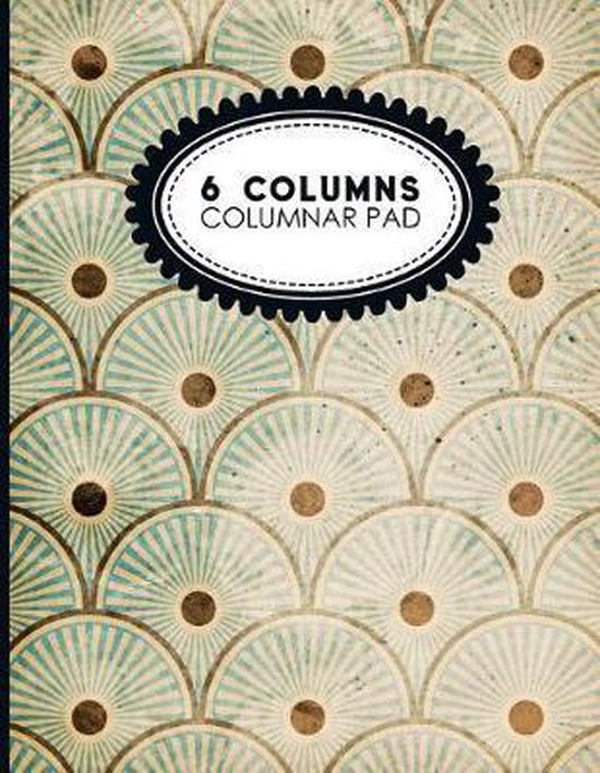 6 Columns Columnar Pad | 9781979708890 | Moito Publishing | Boeken ...
