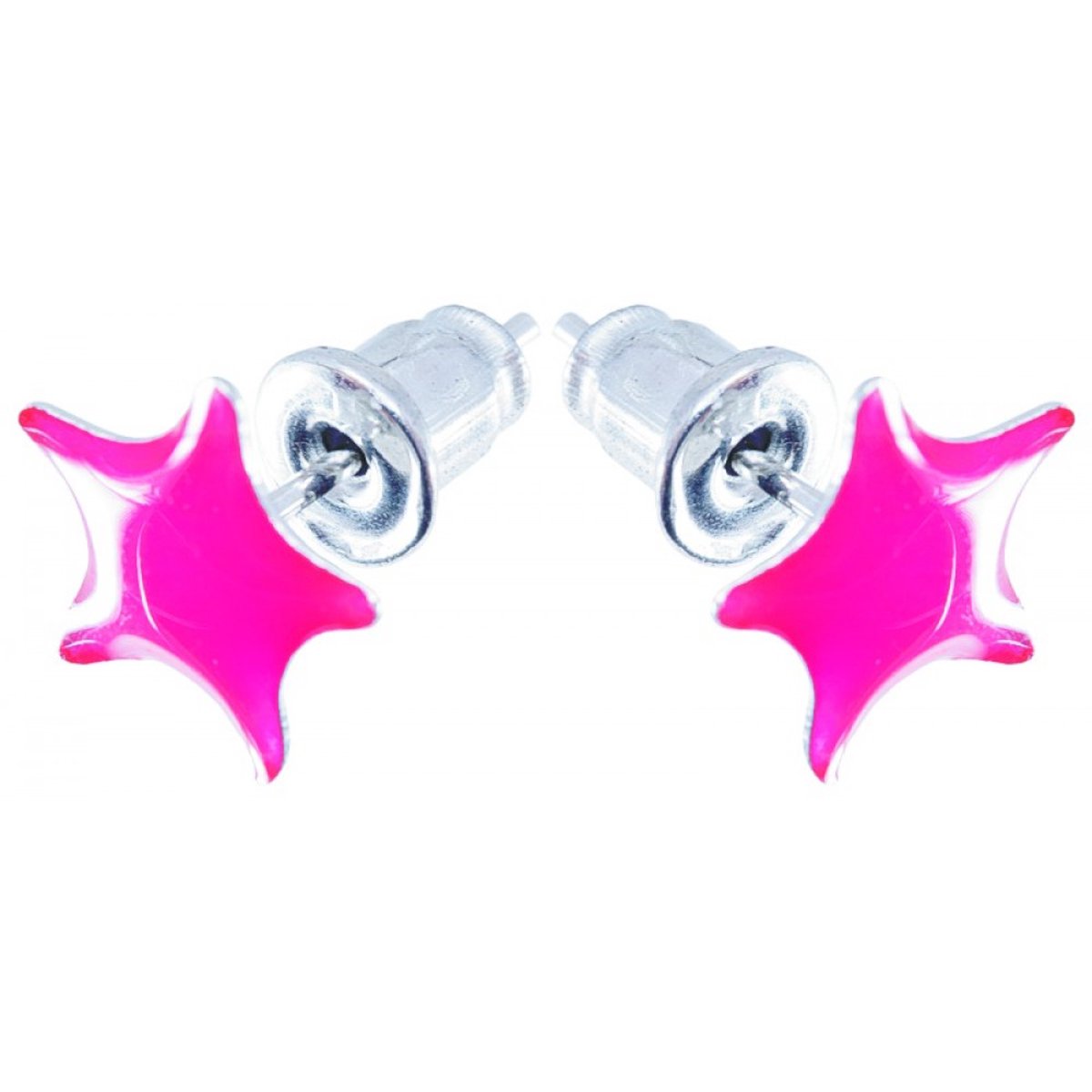 Bijoux by Ive® - Oorknopjes - Ster - Roze