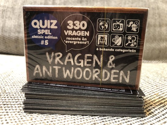 Vragen & Antwoorden #5 - Pocketformaat Trivia Quiz en Aanvulset