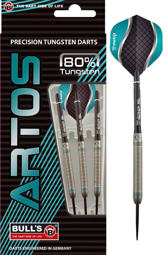 BULL'S Artos AR1 80% - Dartpijlen 24 Gram van Bull's — afbeelding 5