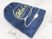 Mei's |  Lacy Mommy & Kid ketting | ketting dames / verstelbare ketting / dames sieraad | 925 Zilver / S925 / Sterling Zilver | zilver / 40 cm tot 45 cm