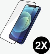 SOUTES® 2 Pack iPhone 12 & 12 Pro Screen Protector - Screenprotector - Glas - Anti-bacterieel - Gehard Beschermglas