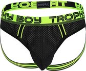 Andrew Christian Trophy Boy Mesh Brief Jock - Maat XL - Zwart - Heren Jockstrap - Mannen Ondergoed