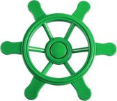 piratenstuurwiel voor speelhuisje 21,5 cm groen