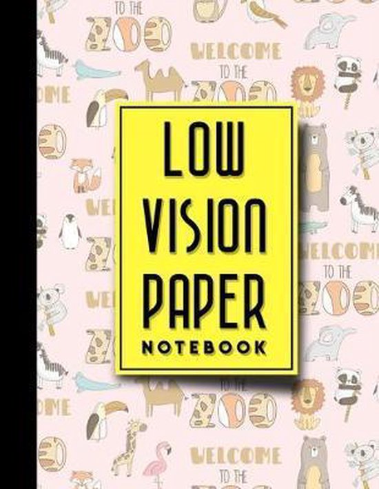 Low Vision Paper Notebook 9781979394475 Moito Publishing Boeken