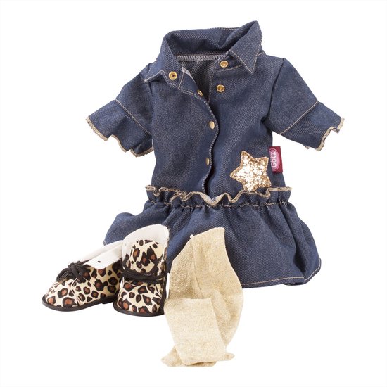 Götz poppenkleding compleet set golden coolness voor pop van 45-50cm van Merkloos — afbeelding 4
