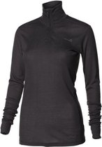 1E PRIJS Ld Prima WarZip wandelondergoed - Dames - Carbon