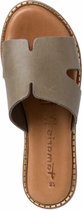 Tamaris Dames Slip-on schoen 1-1-27135-26 709 khaki wijd Maat: 39 EU