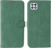 Samsung Galaxy A22 5G Hoesje - Portemonnee Book Case - Kaarthouder & Magneetlipje - Kunstleer - Groen