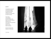 Acacia – Spelonken – maçonniek gedicht in fotolijst zwart aluminium 30 x 40 cm