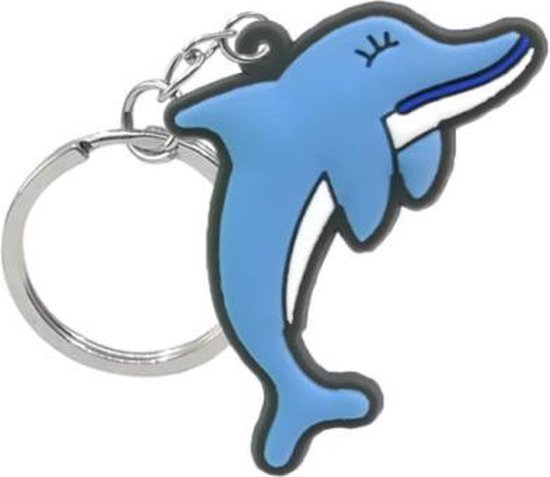 Akyol - Dolfijn Sleutelhanger - Dier - Dierenvriend - Leuk kado voor iemand die van dieren houd
