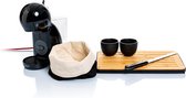 KRUPS Dolce Gusto Piccolo XS (KP1A3B10) zwart incl. 2 koffiekopjes, broodmes, broodplank en broodmandje - Pakket