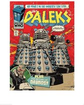 Pyramid Doctor Who The Daleks Comic Kunstdruk 60x80cm Poster - 60x80cm