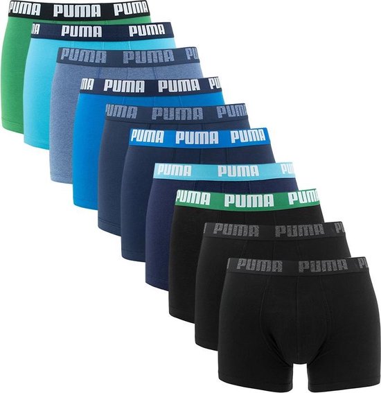 PUMA Basic Boxer 10-pack Multicolor - Taille S