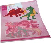 Marianne Design Collectables Snij en Embosstencil - Eline's Dinosaurussen