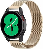 Strap-it Samsung Galaxy Watch 4 - 40mm Milanese band - champagne