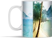 Mok - Zee - Palmboom - Berg - 350 ml - Beker