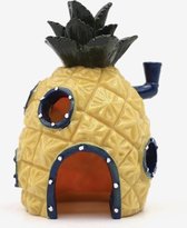 Ornament spongebob ananashuis oranje - 15x9x8 cm - 1 stuks
