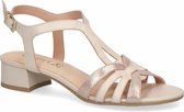Caprice Dames Sandaaltje 9-9-28201-26 419 beige G-breedte Maat: 38.5 EU