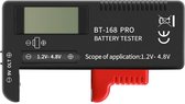 Testeur de batterie numérique - Testeur de batterie - Avec indicateur de batterie et écran LCD - Compteur de batterie - Piles - AA/AAA/C/D/9V/1.5