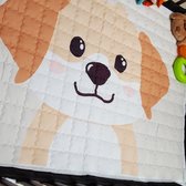 Boxkleed 75x95 puppy hondje Liefboefje - baby boxkleed - boxkleden - 30+ designs - BEPERKTE VOORRAAD OP=OP