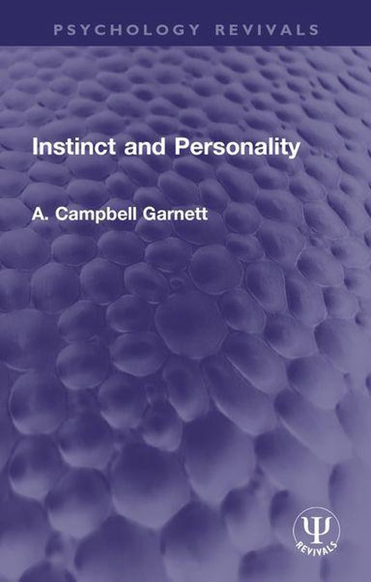 Psychology Revivals - Instinct and Personality - cover