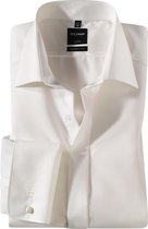 OLYMP Luxor Sleeve 7 Trouwoverhemd Off White - maat 38