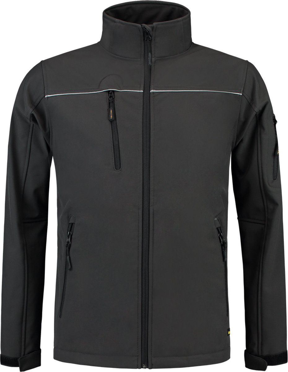 Tricorp Soft Shell jack - Workwear - 402006 - Donkergrijs - maat 3XL