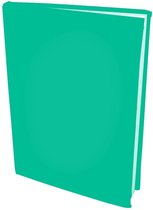Rekbare boekenkaften A4 - Turquoise Groen - 3 stuks