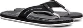 Tommy Hilfiger Slippers - Maat 45 - Mannen - zwart -wit - grijs