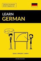 Learn German - Quick / Efficient / Simple