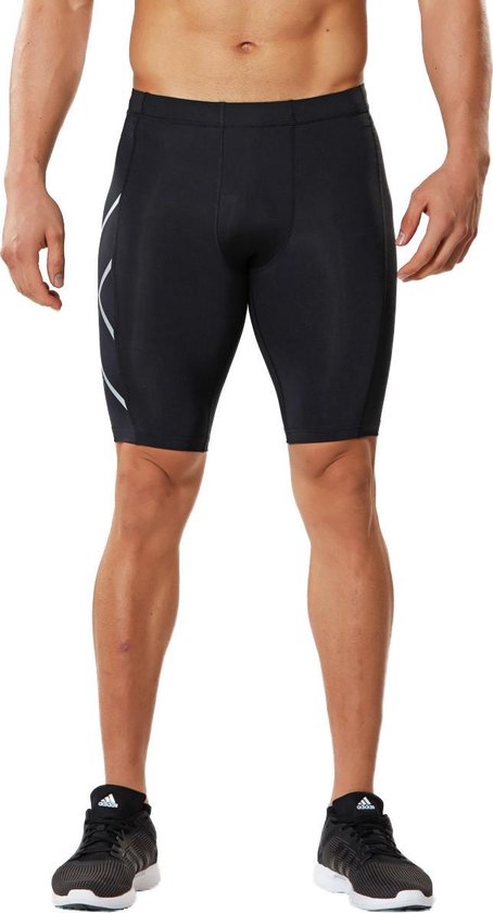 2xu Training Shorts Core Compression Hommes Nylon Zwart Taille L