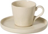 Servies - lagoa theekop met schotel -  creme - 6 stuks  - Costa Nova