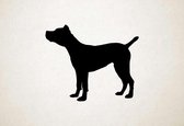 Silhouette hond - Cane Corso - L - 75x91cm - Zwart - wanddecoratie