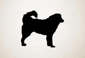 Silhouette hond - Tornjak - Tornjak - S - 45x52cm - Zwart - wanddecoratie