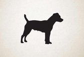 Silhouette hond - Patterdale Terrier - S - 45x60cm - Zwart - wanddecoratie